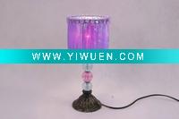 Wholesale purple fabric table lamp