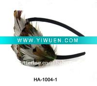 Wholesale feather flower hair accessories
