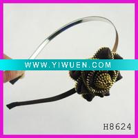 Wholesale Fashion zipper flower magic hair band