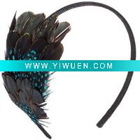 Wholesale hair bands with feather