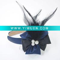 Wholesale Non-mainstream Lovely Bridal Flower Feather Headband