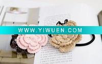 Wholesale Crochet Flower Hair Band