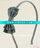 Wholesale 5mm denim bow hair band