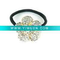 Wholesale Graceful Full-jewelled Flower Hair Loop & Elastic Hair Bands