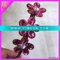Wholesale PINK FLOWER HEADBANDS