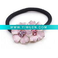 Wholesale Classic Paired-flower Elastic Hair Band