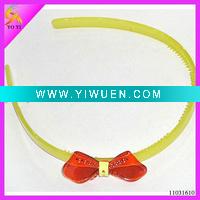 Wholesale PLASTIC RHINESTONE BABY HAIR BOW HEADBAND