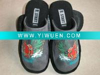 Wholesale Colorful Women Winter Slippers with Printed Pattern, Warm Winter Slippers