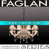 Wholesale Pink fabric shade modern chandelier