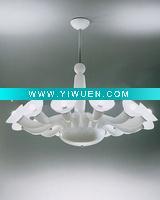 Wholesale white glass chandelier+free shipping