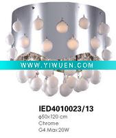 Wholesale bedroom mini pendant chandelier lamp IED4010023-13,chrome