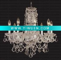 Wholesale 8 Lights Glass Arm Crystal Chandelier