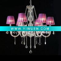 Wholesale Purple chimney, bedroom crystal glass chandelier DT-6A1106