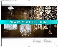 Wholesale Mirrow glass lampshade crystal pendant light chandelier