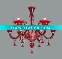 Wholesale Glass chandelier MD9049-6-RE