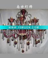 Wholesale Luxury Red Glass Chandelier