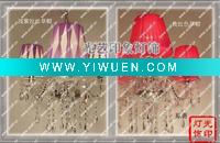 Wholesale Colorful Chandelier With 3 Lampshades