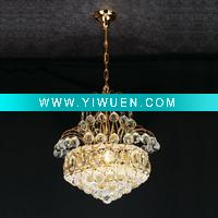 Wholesale 2011 Hot sale crystal decorative colored glass chandelier