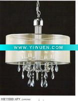Wholesale Elgant Crystal fabric shade chandeliers