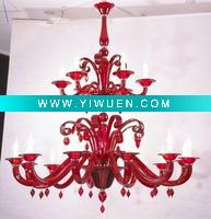 Wholesale glass chandelier MD8002-12+6