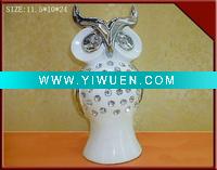Wholesale (NW2067)2011 Fashion Ceramic Owl,porcelain ceramic animals