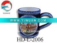 Wholesale ceramic customized gifts souvenir cup