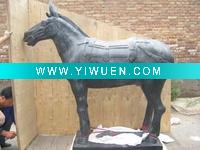 Wholesale Bluestone color Terracotta horses