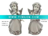 Wholesale Electroplated ceramic cherub gift