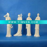 Wholesale white ceramic figure