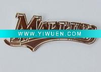 Wholesale souvenir silver finished lapel pin badges