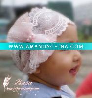 Wholesale fashion children's hair accessories baby ribbon bow barrette/ hair band