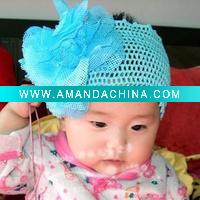 Wholesale fashion children's hair accessories baby ribbon bow barrette/ hair band