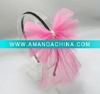Wholesale Iron elastic hair band with accessories
