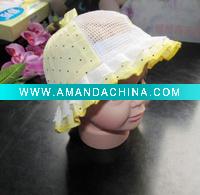 Wholesale Lace baby hat cap mesh hat