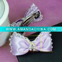 Wholesale Fashion Hair accessories/Ribbon Bow/Ribbon bow