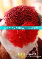 Wholesale fashion children's hair accessories baby ribbon bow barrette/ hair band