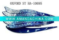 Wholesale HA-10695 acrylic and Rhinestone hair clip
