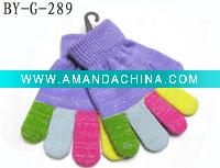 Wholesale men's acrylic magic attractive gloves