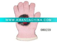 Wholesale knitting gloves for ladies and women