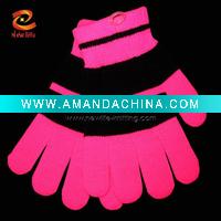 Wholesale neon glove,neon fingerless glove,striped neon glove NLNP(126)