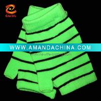 Wholesale neon glove,neon fingerless glove,striped neon glove NLNP(125)
