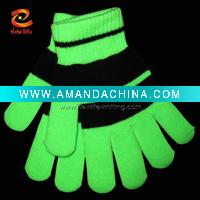Wholesale neon glove,neon fingerless glove,striped neon glove NLNP(128)