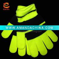 Wholesale neon glove,neon fingerless glove,striped neon glove NLNP(127)