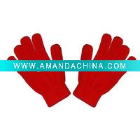 Wholesale plain gloves,acrylic gloves
