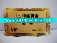 Wholesale high quality golden card
