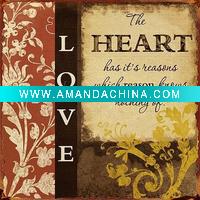 Wholesale Love Heart Metal Tin Signs