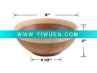 Wholesale popular bamboo salad bowl