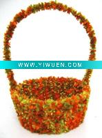 Wholesale Christmas Woolen Yarn Gift Basket