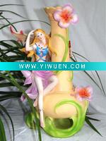 Wholesale Resin Angel Figurine Decorative Vase,Resin Crafts