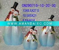 Wholesale Decorative Ceramic Christmas snowman